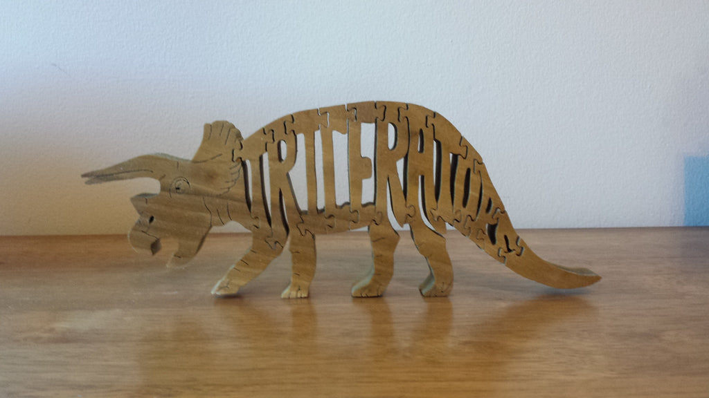 Dinosaur Puzzles Woodcraft By Scott