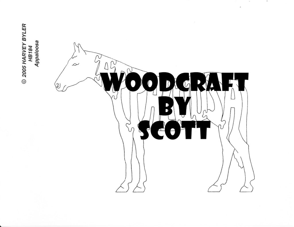 Puzzle Patterns Horses, Cows, Goats Woodcraft By Scott