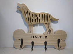 Key/Leash Holder with CUSTOM NAME in Base