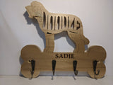 Key/Leash Holder with CUSTOM NAME in Base