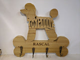 Key/Leash Holder with CUSTOM NAME in Base