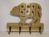 Key/Leash Holder with CUSTOM NAME in Base