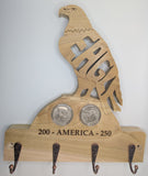 NEW ITEMS: AMERICA 250 EAGLE Key Rack with commemorative coin(s)