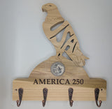 NEW ITEMS: AMERICA 250 EAGLE Key Rack with commemorative coin(s)