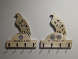 NEW ITEMS: AMERICA 250 EAGLE Key Rack with commemorative coin(s)